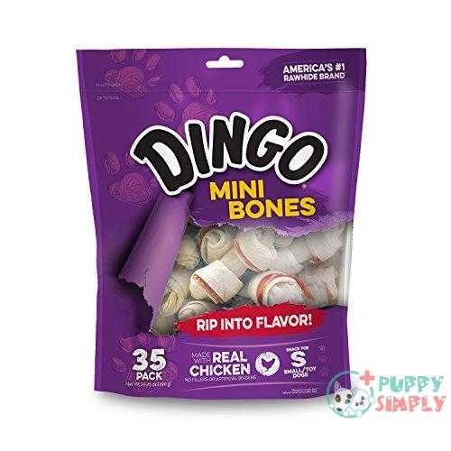 Dingo P-25002 Mini Bones, Rawhide