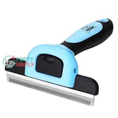 pet grooming brush effectively reduces shedding by up to 95 professional deshedding tool for dogs and cats