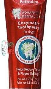 petrodex enzymatic toothpaste for dogs helps reduce tartar and plaque buildup poultry flavor