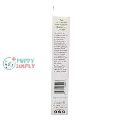 pura naturals pet organic dental solutions adult natural dog toothgel and toothbrush no harsh ingredients eco friendly one size brush 0 8 ounce gel 4