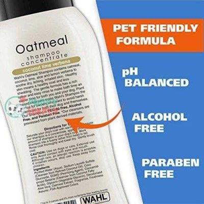 wahl dry skin itch relief pet shampoo for dogs oatmeal formula with coconut lime verbena 100 natural ingredients 24 oz 3
