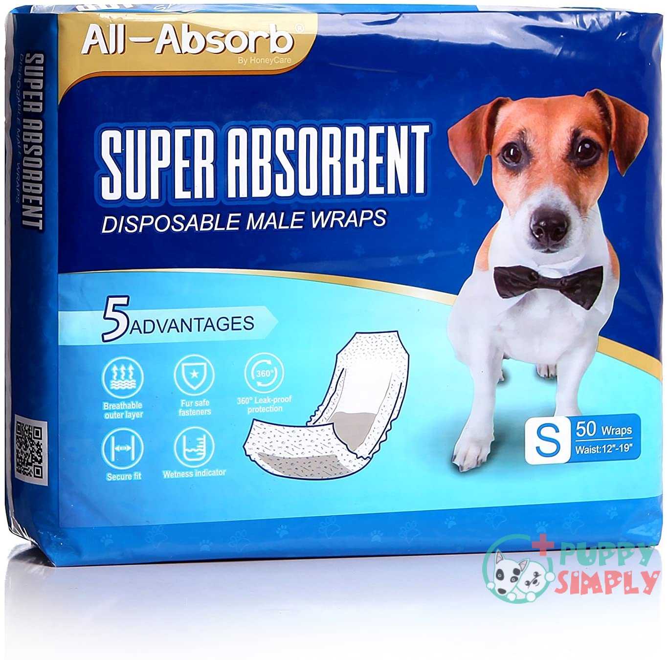 All-Absorb A26 Male Dog Wrap,