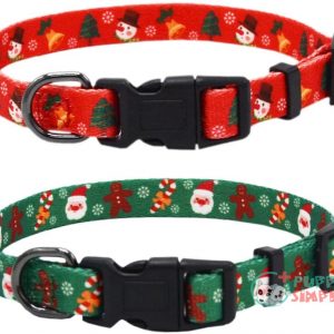 2 Pack Christmas Dog Collar B09KT16RFL