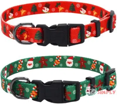 2 Pack Christmas Dog Collar B09KT16RFL