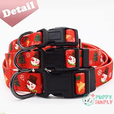 2 Pack Christmas Dog Collar B09KT16RFL4