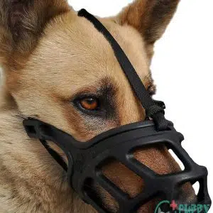 Dog Muzzle, Breathable Basket Muzzles B07DVD29QZ