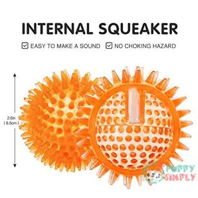 SHARLOVY Squeaky Balls for Dogs B07RN7TW9H3