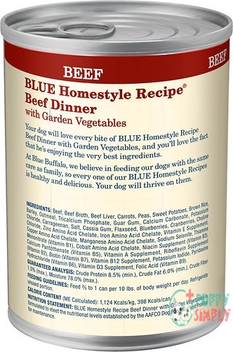 Blue Buffalo Homestyle Recipe Beef 319843