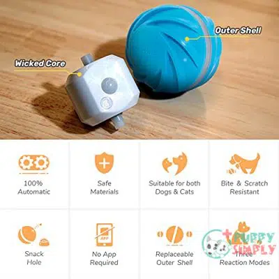 Cheerble Dog Ball Toy Interactive B094NHGLQ14