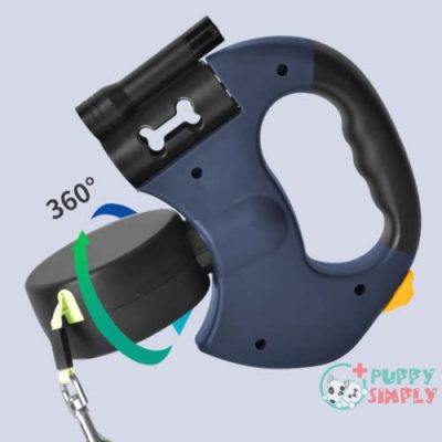 Double Dog Retractable Leash Non-Tangling B096MKT7DZ3