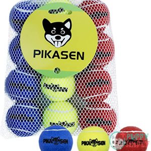 PIKASEN Dog Squeaky Tennis Balls B08DK7DF3H