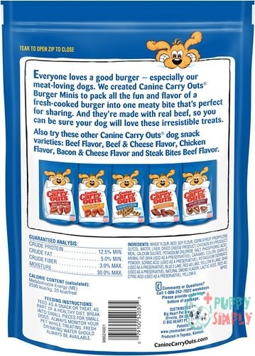 Canine Carry Outs Burger Minis 3468262