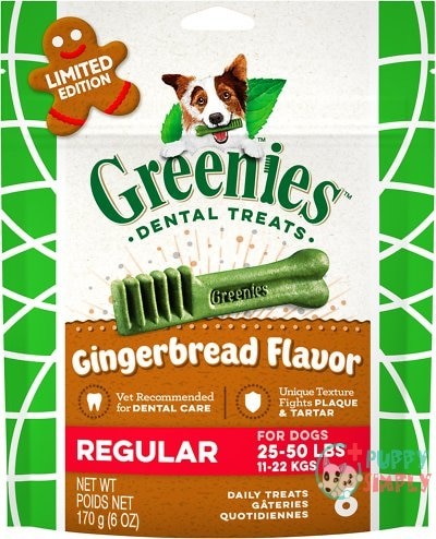 Greenies Seasonal Gingerbread Flavor Dental 187814