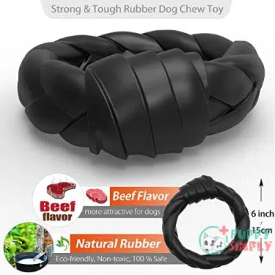 Tough Rubber Dog Toys - B09D84D1RW3